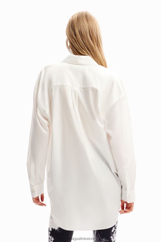 Desigual mujer camisa de flores de gran tamaño VZ26R0113 ropa