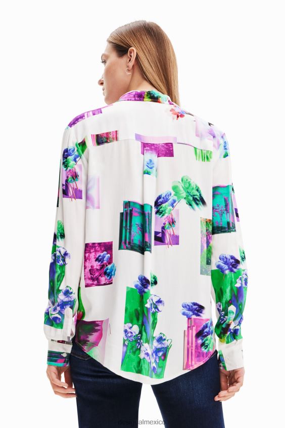 Desigual mujer camisa fotográfica digital VZ26R0899 ropa
