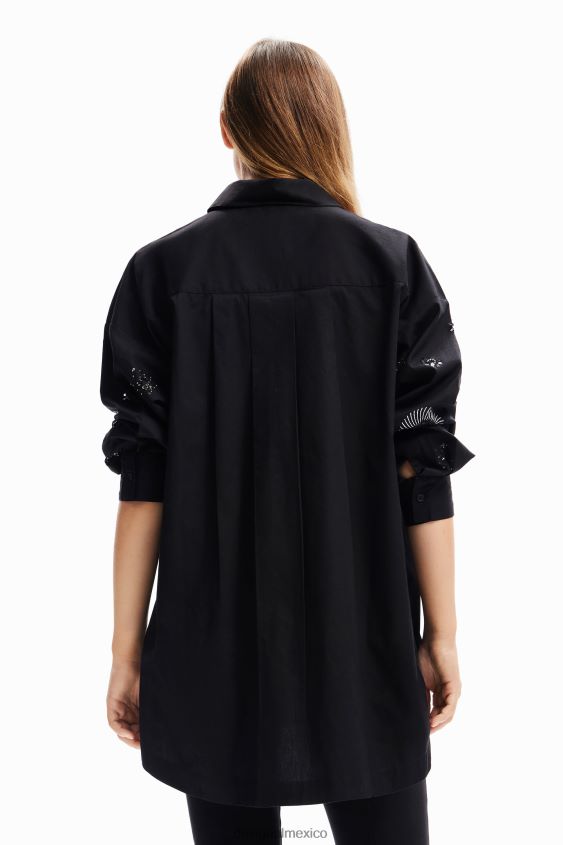 Desigual mujer camisa oversize bordada VZ26R0161 ropa