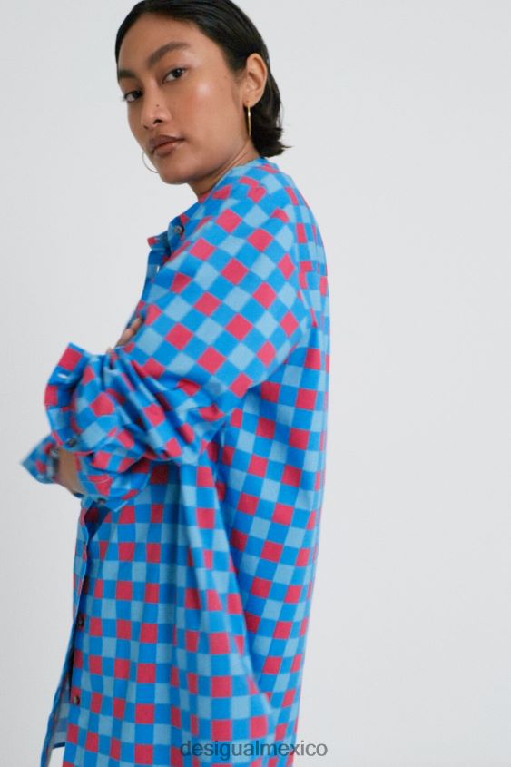 Desigual mujer camisa oversize stella jean VZ26R0431 ropa