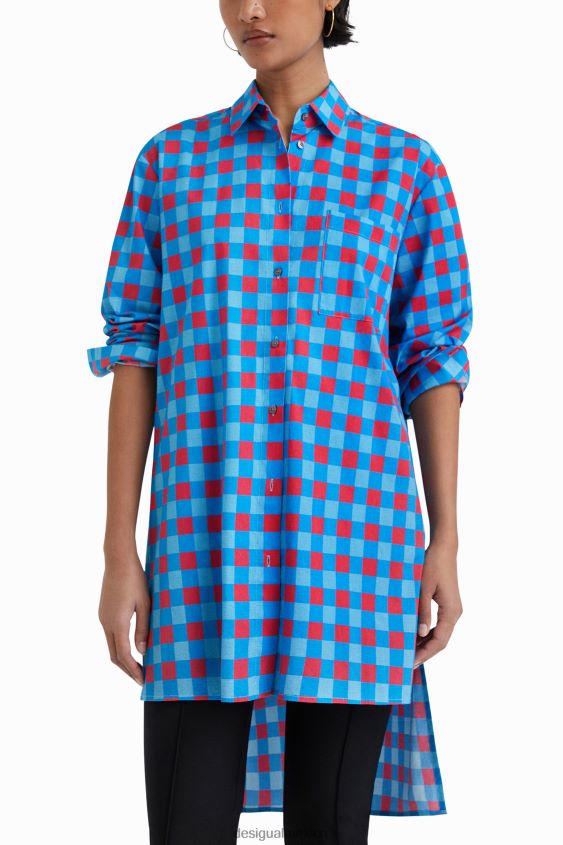 Desigual mujer camisa oversize stella jean VZ26R0431 ropa