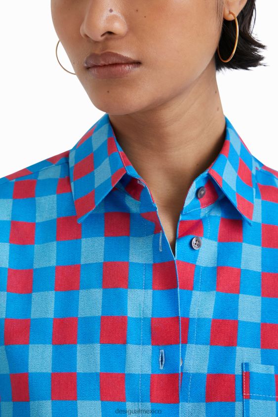 Desigual mujer camisa oversize stella jean VZ26R0431 ropa