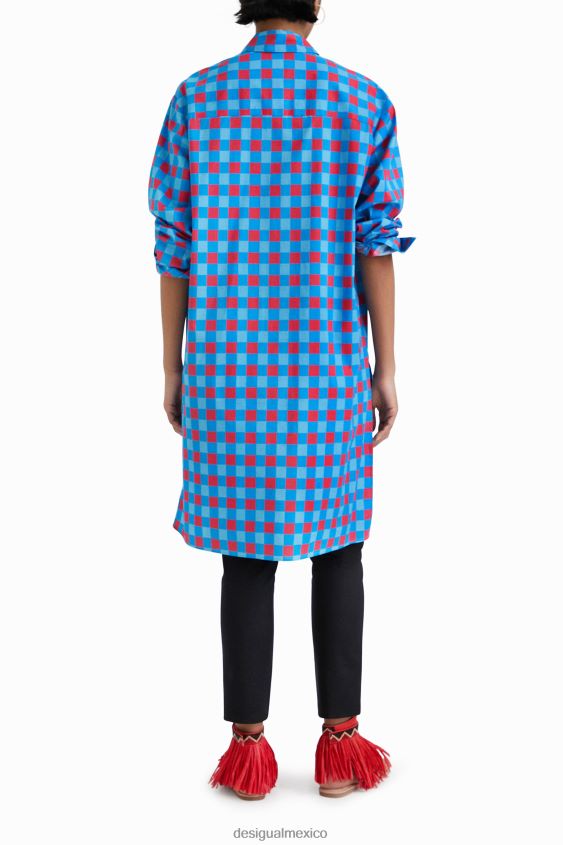 Desigual mujer camisa oversize stella jean VZ26R0431 ropa