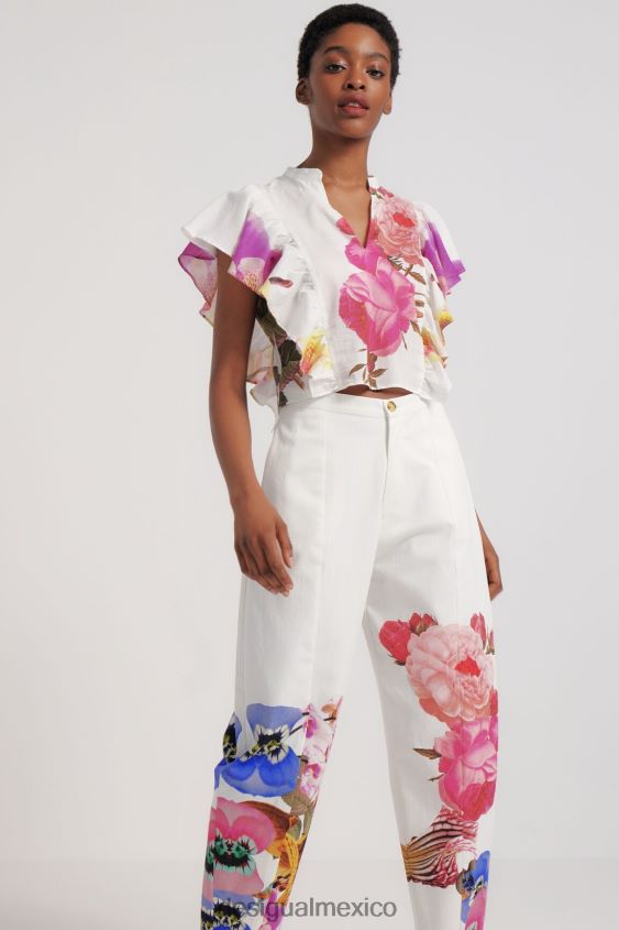 Desigual mujer metro. blusa floral de christian lacroix VZ26R01103 ropa