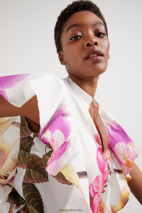 Desigual mujer metro. blusa floral de christian lacroix VZ26R01103 ropa