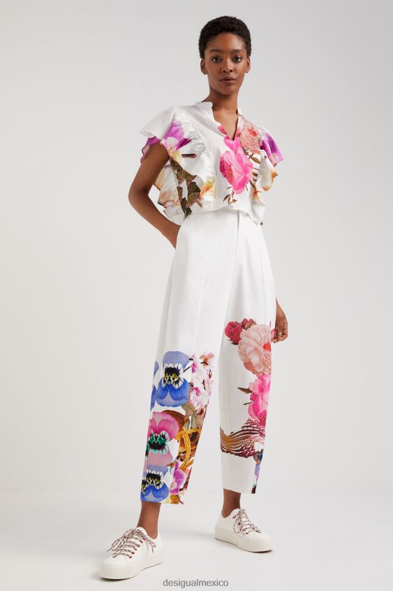 Desigual mujer metro. blusa floral de christian lacroix VZ26R01103 ropa