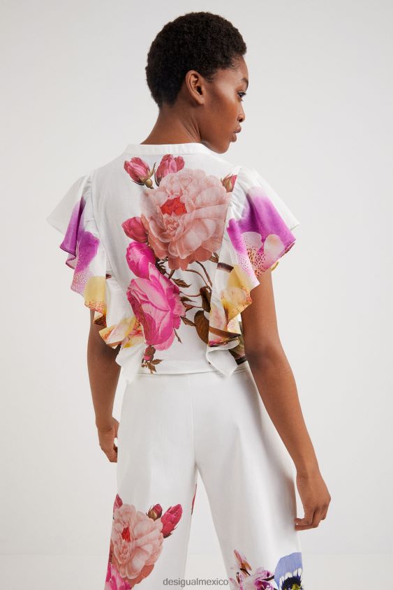 Desigual mujer metro. blusa floral de christian lacroix VZ26R01103 ropa