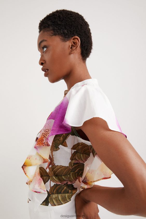 Desigual mujer metro. blusa floral de christian lacroix VZ26R01103 ropa
