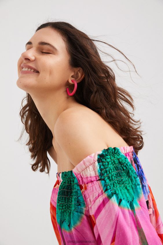 Desigual mujer metro. blusa floral de christian lacroix VZ26R0810 ropa