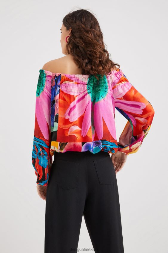 Desigual mujer metro. blusa floral de christian lacroix VZ26R0810 ropa