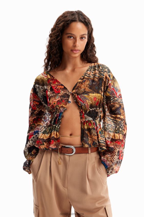 Desigual mujer metro. blusa tapizada de christian lacroix VZ26R082 ropa