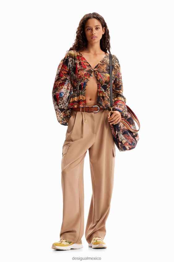 Desigual mujer metro. blusa tapizada de christian lacroix VZ26R082 ropa