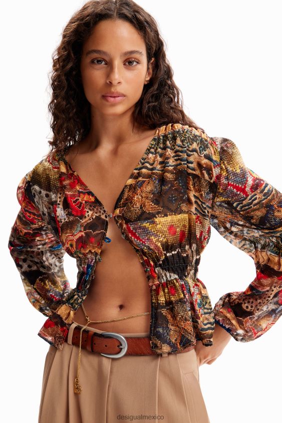 Desigual mujer metro. blusa tapizada de christian lacroix VZ26R082 ropa