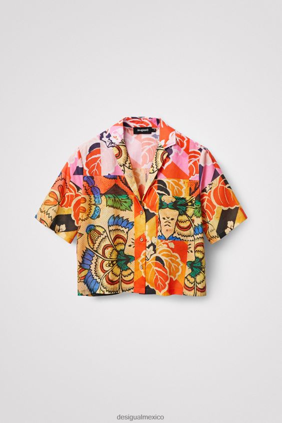 Desigual mujer metro. camisa tropical de christian lacroix VZ26R01064 ropa
