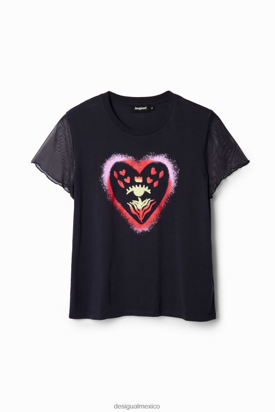 Desigual mujer camiseta arty corazón VZ26R0893 ropa