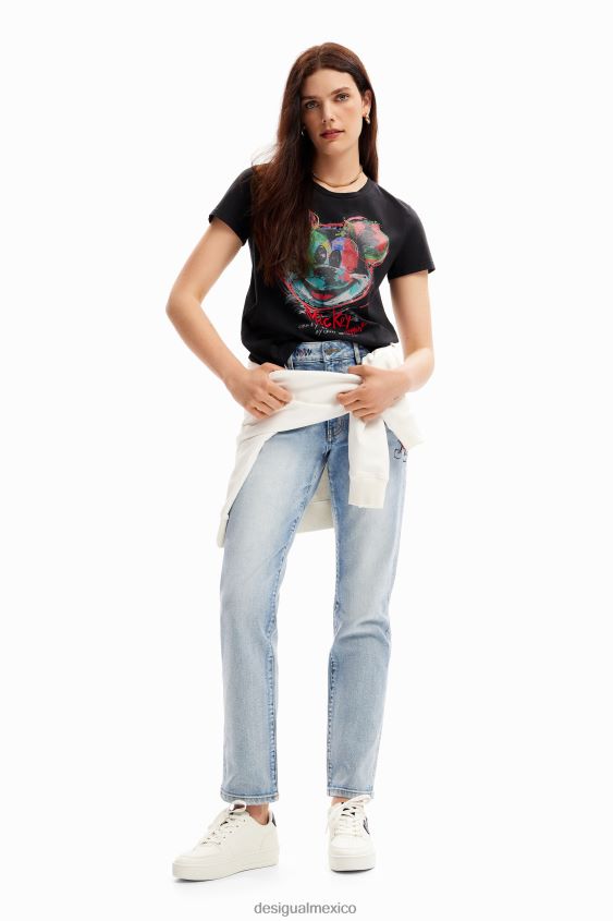 Desigual mujer camiseta arty de mickey mouse VZ26R0115 ropa