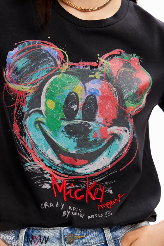 Desigual mujer camiseta arty de mickey mouse VZ26R0115 ropa