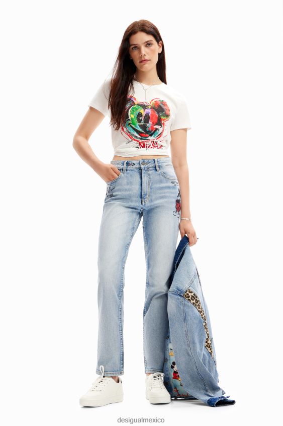 Desigual mujer camiseta arty de mickey mouse VZ26R0124 ropa