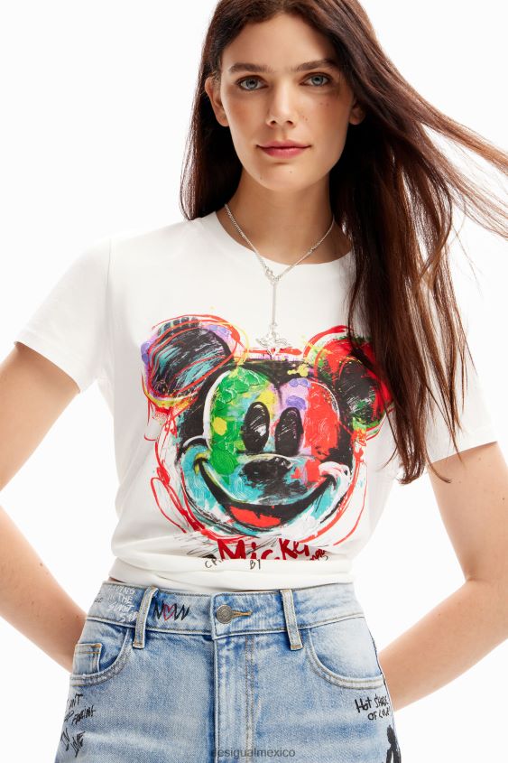 Desigual mujer camiseta arty de mickey mouse VZ26R0124 ropa