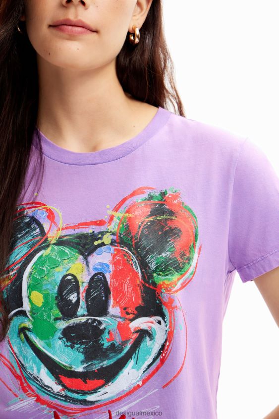 Desigual mujer camiseta arty de mickey mouse VZ26R027 ropa