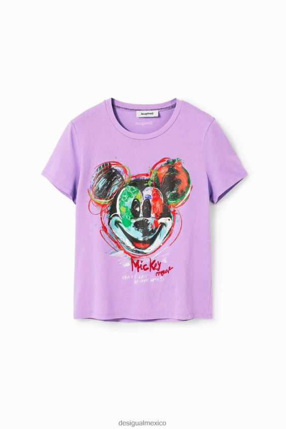 Desigual mujer camiseta arty de mickey mouse VZ26R027 ropa