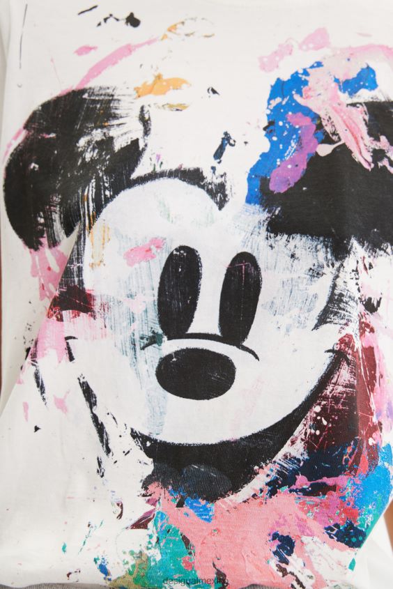 Desigual mujer camiseta arty de mickey mouse de disney VZ26R0483 ropa