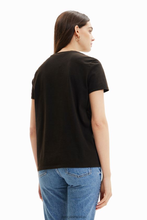Desigual mujer camiseta arty de mickey mouse de disney VZ26R0877 ropa