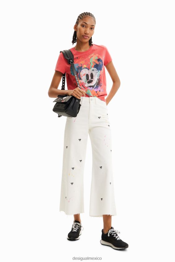 Desigual mujer camiseta arty de mickey mouse de disney VZ26R0901 ropa