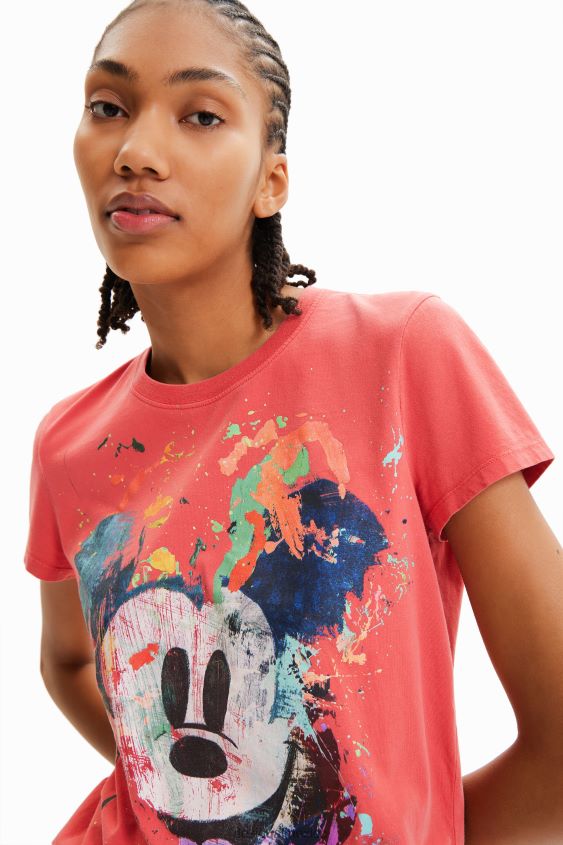 Desigual mujer camiseta arty de mickey mouse de disney VZ26R0901 ropa