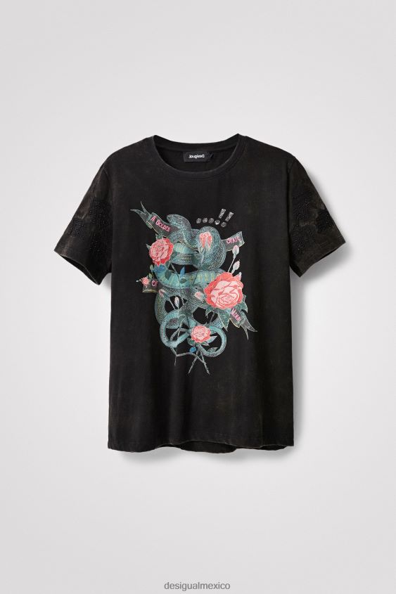 Desigual mujer camiseta arty serpiente VZ26R01090 ropa
