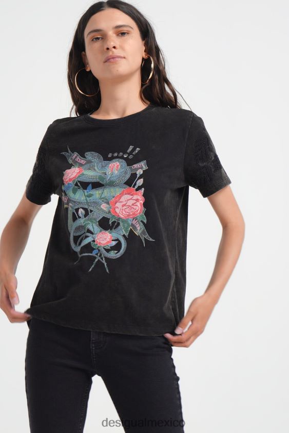 Desigual mujer camiseta arty serpiente VZ26R01090 ropa