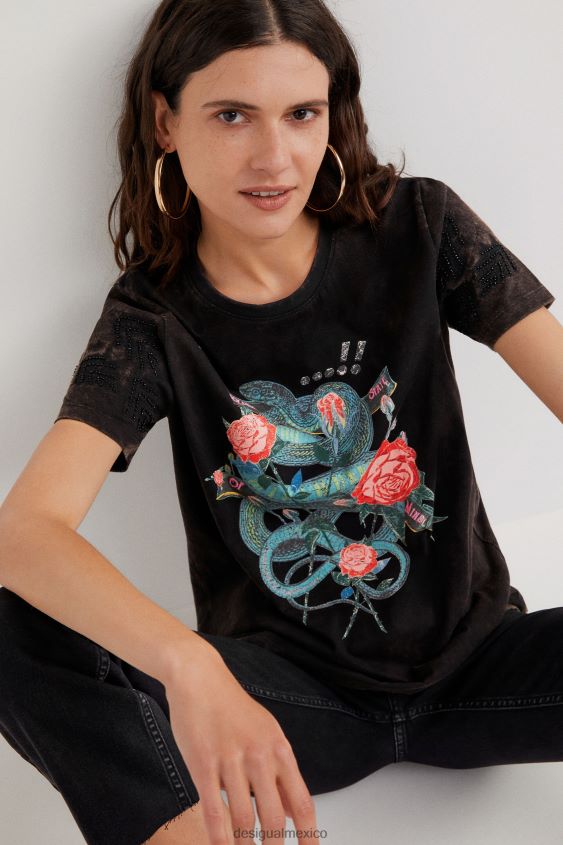 Desigual mujer camiseta arty serpiente VZ26R01090 ropa