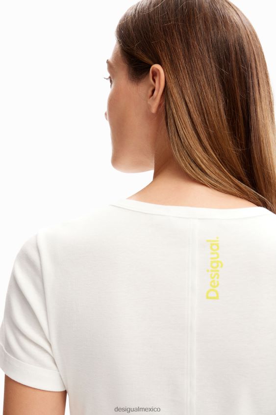 Desigual mujer camiseta basica corazon VZ26R01151 ropa