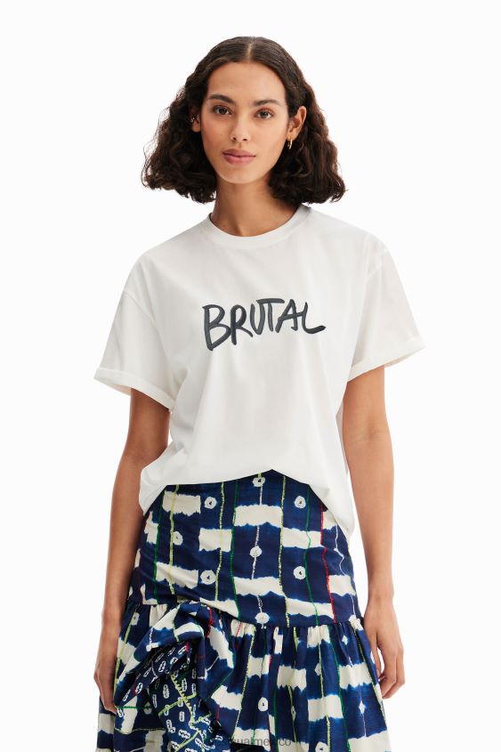 Desigual mujer camiseta brutal de stella jean VZ26R0867 ropa