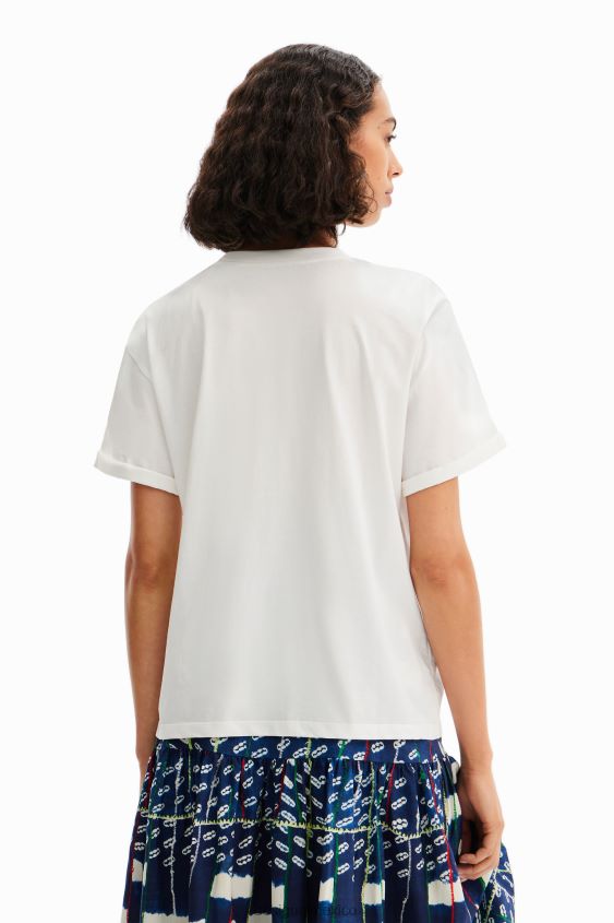 Desigual mujer camiseta brutal de stella jean VZ26R0867 ropa