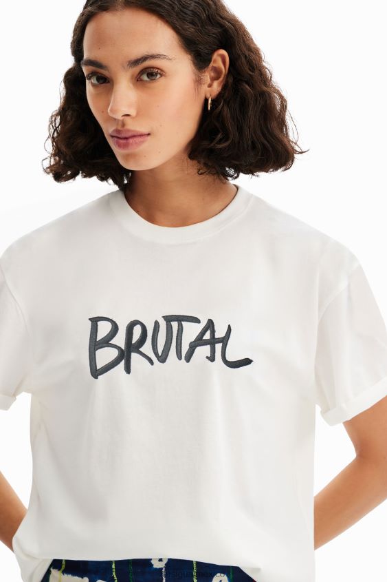Desigual mujer camiseta brutal de stella jean VZ26R0867 ropa