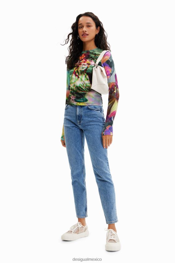 Desigual mujer camiseta busto fantasía VZ26R0963 ropa