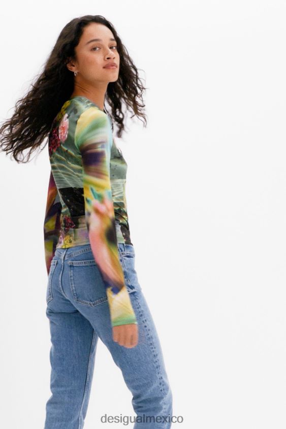 Desigual mujer camiseta busto fantasía VZ26R0963 ropa