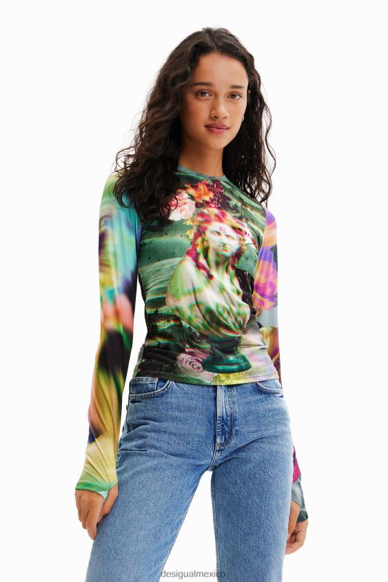 Desigual mujer camiseta busto fantasía VZ26R0963 ropa