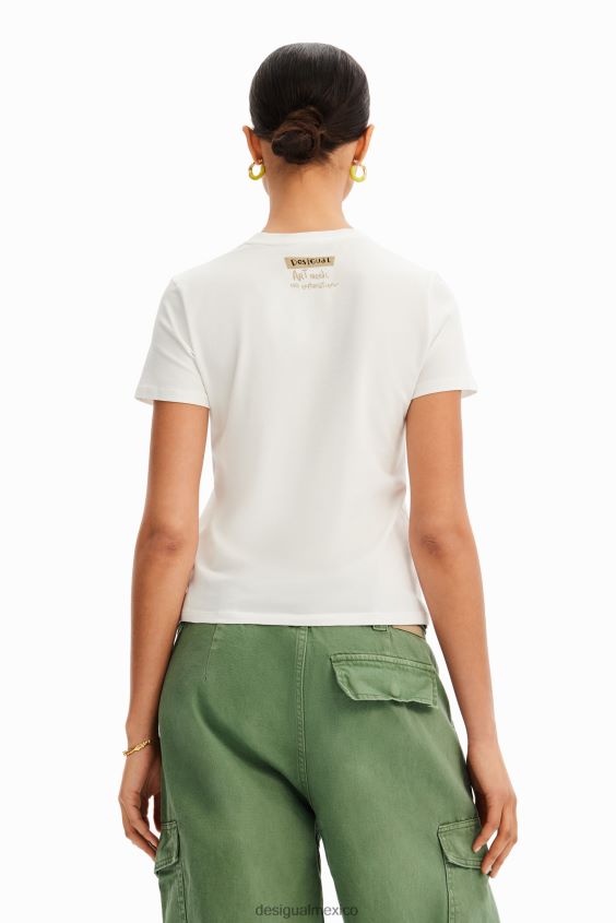 Desigual mujer camiseta con cara artística VZ26R01002 ropa