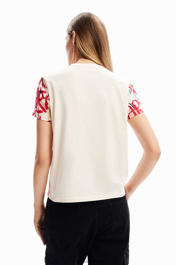 Desigual mujer camiseta con cara artística VZ26R0991 ropa