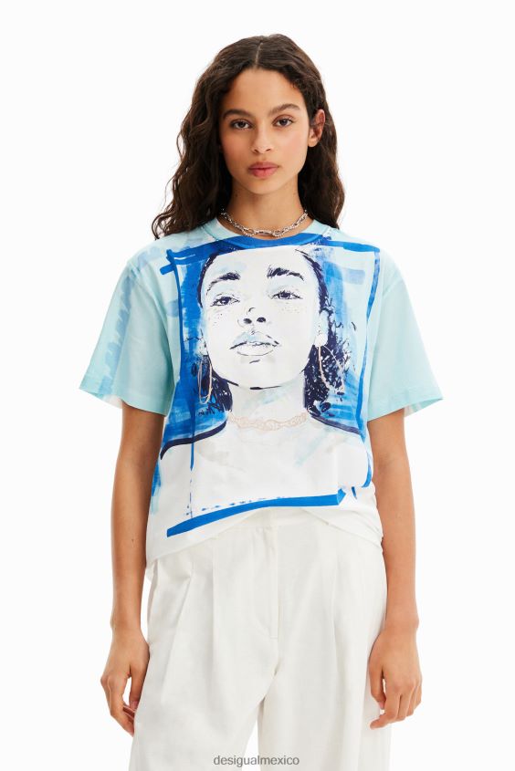 Desigual mujer camiseta con ilustración VZ26R0160 ropa