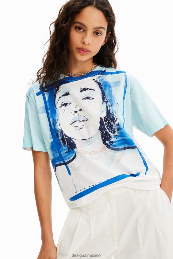 Desigual mujer camiseta con ilustración VZ26R0160 ropa