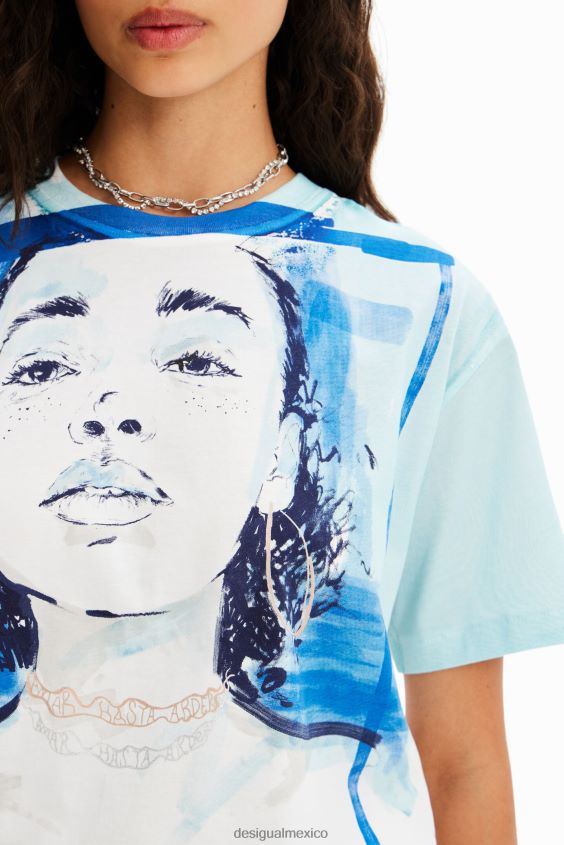 Desigual mujer camiseta con ilustración VZ26R0160 ropa