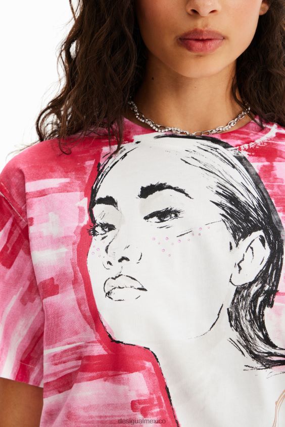 Desigual mujer camiseta con ilustración VZ26R0266 ropa