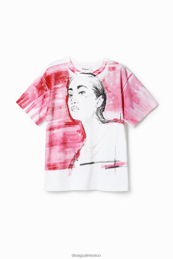 Desigual mujer camiseta con ilustración VZ26R0266 ropa