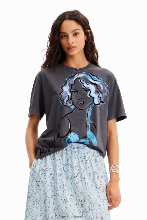 Desigual mujer camiseta con ilustración VZ26R063 ropa