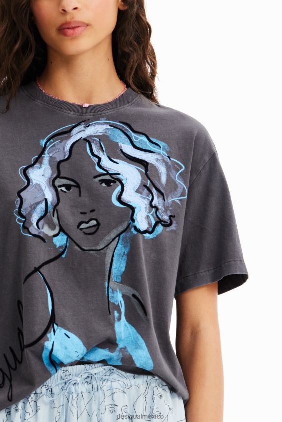 Desigual mujer camiseta con ilustración VZ26R063 ropa