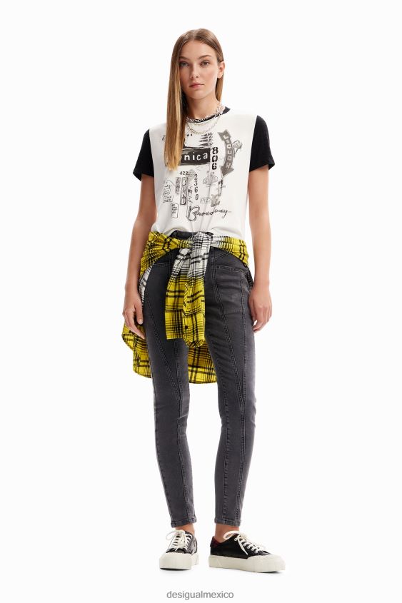 Desigual mujer camiseta con ilustración VZ26R064 ropa
