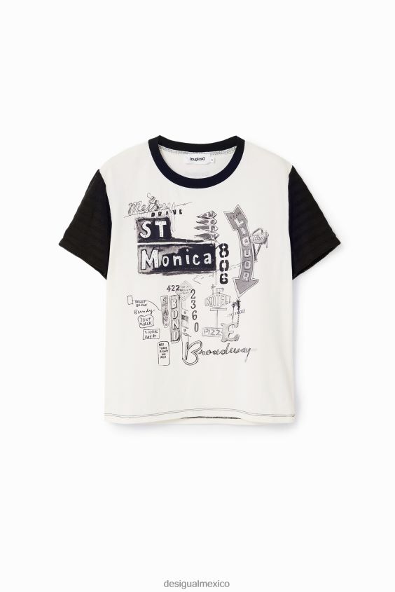 Desigual mujer camiseta con ilustración VZ26R064 ropa